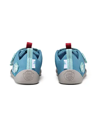 AFFENZAHN | Sneaker Barfußschuh COTTON LUCKY Frosch pour enfants | hellblau